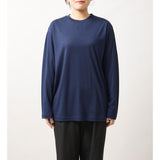 ウルトラファインメリノウール100%ロングスリーブTシャツ 15.5μ-Super160's