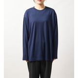 ウルトラファインメリノウール100%ロングスリーブTシャツ 15.5μ-Super160's