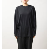 ウルトラファインメリノウール100%ロングスリーブTシャツ 15.5μ-Super160's