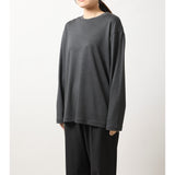 ウルトラファインメリノウール100%ロングスリーブTシャツ 15.5μ-Super160's