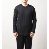 ウルトラファインメリノウール100%ロングスリーブTシャツ 15.5μ-Super160's