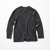 ウルトラファインメリノウール100%ロングスリーブTシャツ 15.5μ-Super160's
