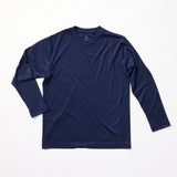 ウルトラファインメリノウール100%ロングスリーブTシャツ 15.5μ-Super160's
