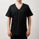 VネックインナーTシャツ ウォッシャブルウール(15.5μ)