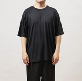 (新)オーバーサイズ・ウルトラファインメリノ Tシャツ/15.5μ-Super160‘s
