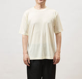 (新)オーバーサイズ・ウルトラファインメリノ Tシャツ/15.5μ-Super160‘s