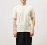(新)オーバーサイズ・ウルトラファインメリノ Tシャツ/15.5μ-Super160‘s