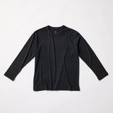 ウルトラファインメリノウール100%ロングスリーブTシャツ 13.5μ-Super200‘s