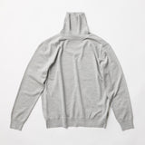 ウルトラファインメリノウール100%タートルネックセーター 15.5μ-Super160's