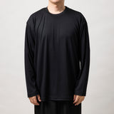 ウルトラファインメリノウール100%ロングスリーブTシャツ 13.5μ-Super200‘s