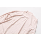 ウルトラファインメリノウール100%モックネックセーター 15.5μ-Super160's