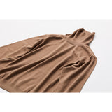 ウルトラファインメリノウール100%タートルネックセーター 15.5μ-Super160's