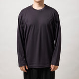 ウルトラファインメリノウール100%ロングスリーブTシャツ 14.5μ-Super180‘s