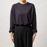 ウルトラファインメリノウール100%ロングスリーブTシャツ 14.5μ-Super180‘s