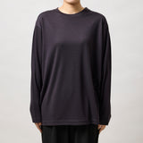 ウルトラファインメリノウール100%ロングスリーブTシャツ 14.5μ-Super180‘s