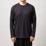 ウルトラファインメリノウール100%ロングスリーブTシャツ 14.5μ-Super180‘s