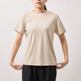 ウルトラファインメリノウール100%Tシャツ 14.5μ-Super180's(レディス)