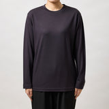 ウルトラファインメリノウール100%ロングスリーブTシャツ 14.5μ-Super180‘s