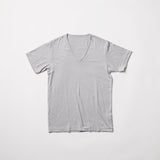 VネックインナーTシャツ ウォッシャブルウール(15.5μ)