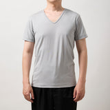 VネックインナーTシャツ ウォッシャブルウール(15.5μ)