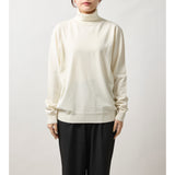 ウルトラファインメリノウール100%タートルネックセーター 15.5μ-Super160's