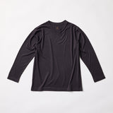 ウルトラファインメリノウール100%ロングスリーブTシャツ 14.5μ-Super180‘s