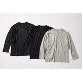 ウルトラファインメリノウール100%ロングスリーブTシャツ 13.5μ-Super200‘s