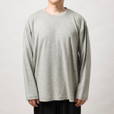 ウルトラファインメリノウール100%ロングスリーブTシャツ 13.5μ-Super200‘s