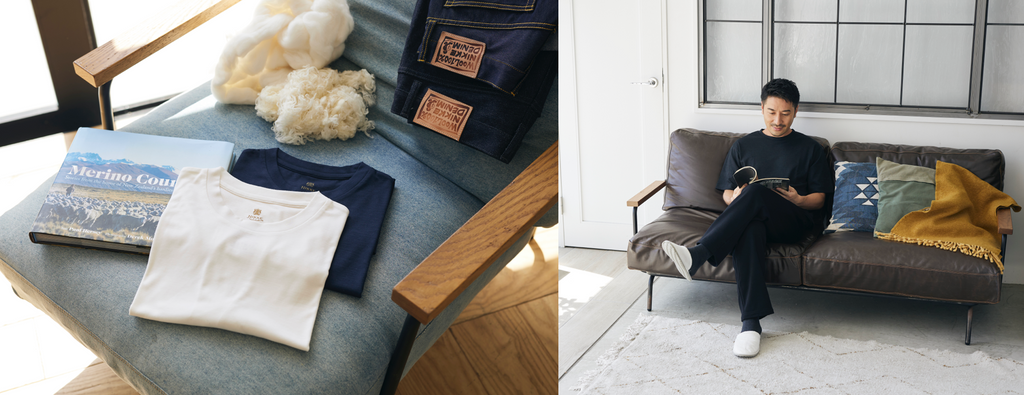 シンプルなのにラグジュアリー。『上質なメリノウールTシャツ』で