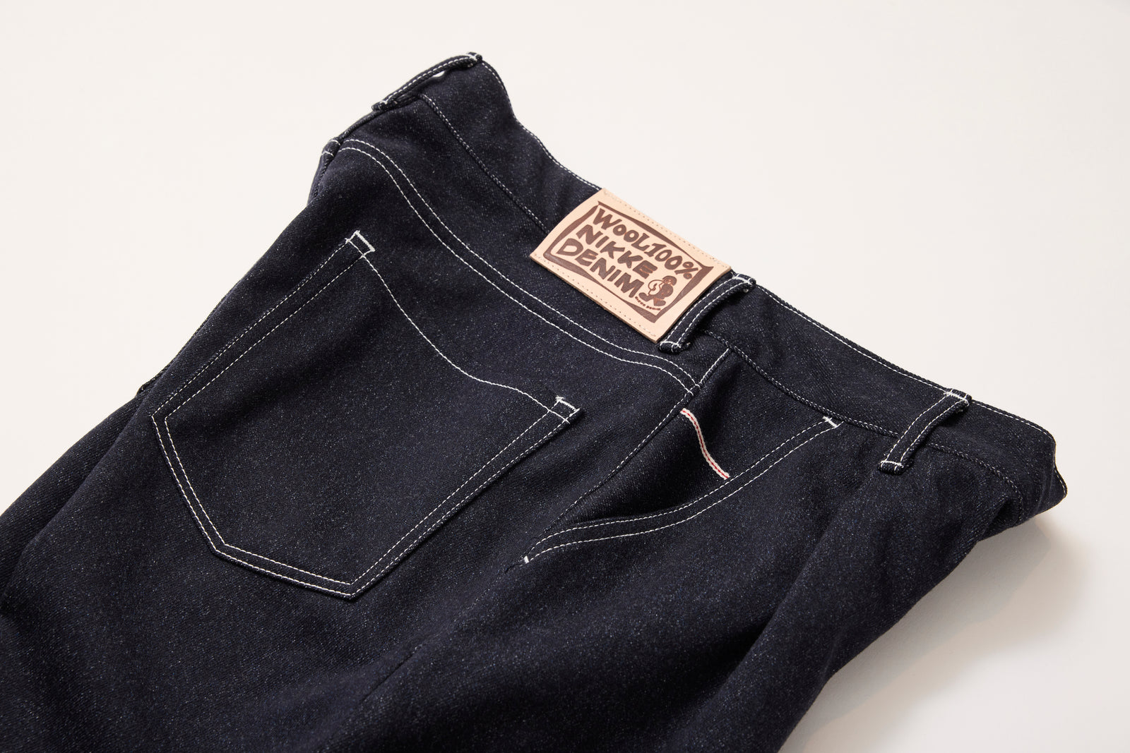NIKKE WOOL DENIM ネルデニムパンツ スーパーファインメリノウール100