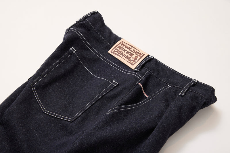 【未使用美品】NIKKE wool denim NIKKE WOOL DENIM ネルデニムパンツ スーパーファインメリノウール100