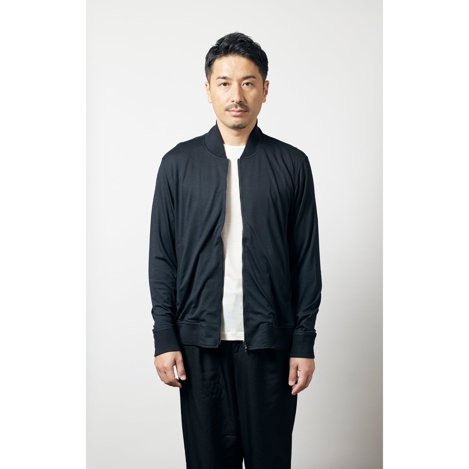 【新品未使用】BRIEFING メリノウール　セットアップ ウルトラファインメリノジップアップカーディガン/15.5μ