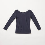 【NEW】ウルトラファインメリノ バレエネックインナー 15.5μ-Super160's