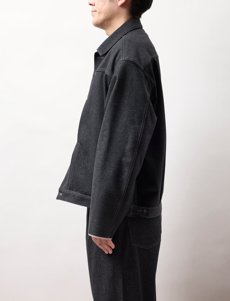NEW 冬デニムジャケット】スーパーファインメリノウール100%ワイド