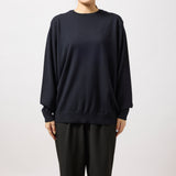 ウルトラファインメリノウール100%クルーネックセーター　15.5μ-Super160's