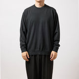 ウルトラファインメリノウール100%クルーネックセーター　15.5μ-Super160's