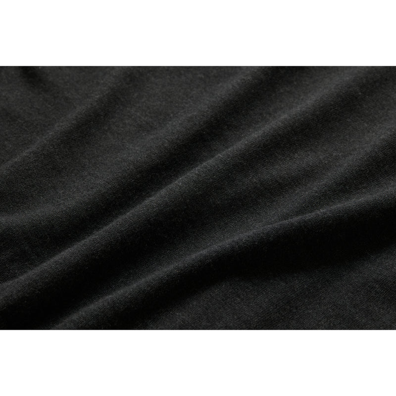 ウルトラファインメリノウール100%クルーネックセーター　15.5μ-Super160's