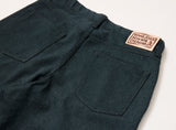 【NEW　冬デニムパンツ】スーパーファインメリノウール100%ワイドワンタックデニムパンツ17.5μ-Super120's