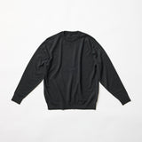 ウルトラファインメリノウール100%クルーネックセーター　15.5μ-Super160's