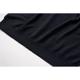 ウルトラファインメリノウール100%クルーネックセーター　15.5μ-Super160's