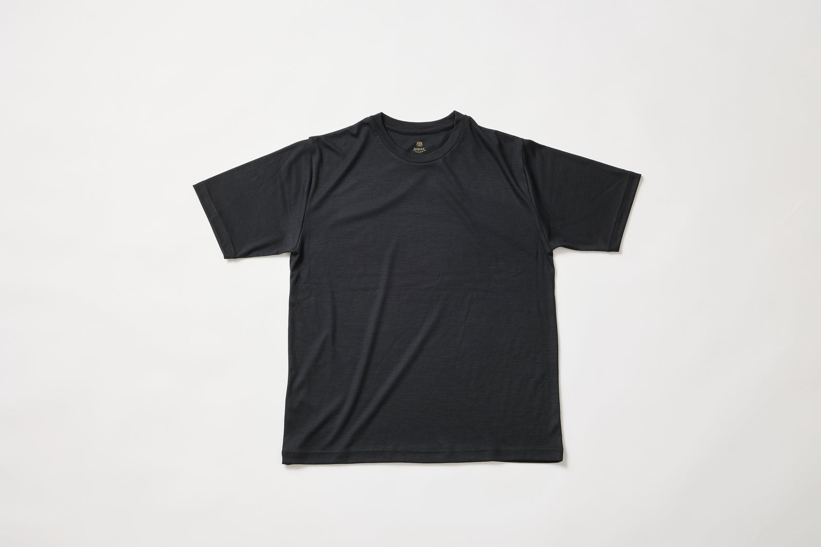 ウルトラファインメリノウール100%Tシャツ 15.5μ-Super160's