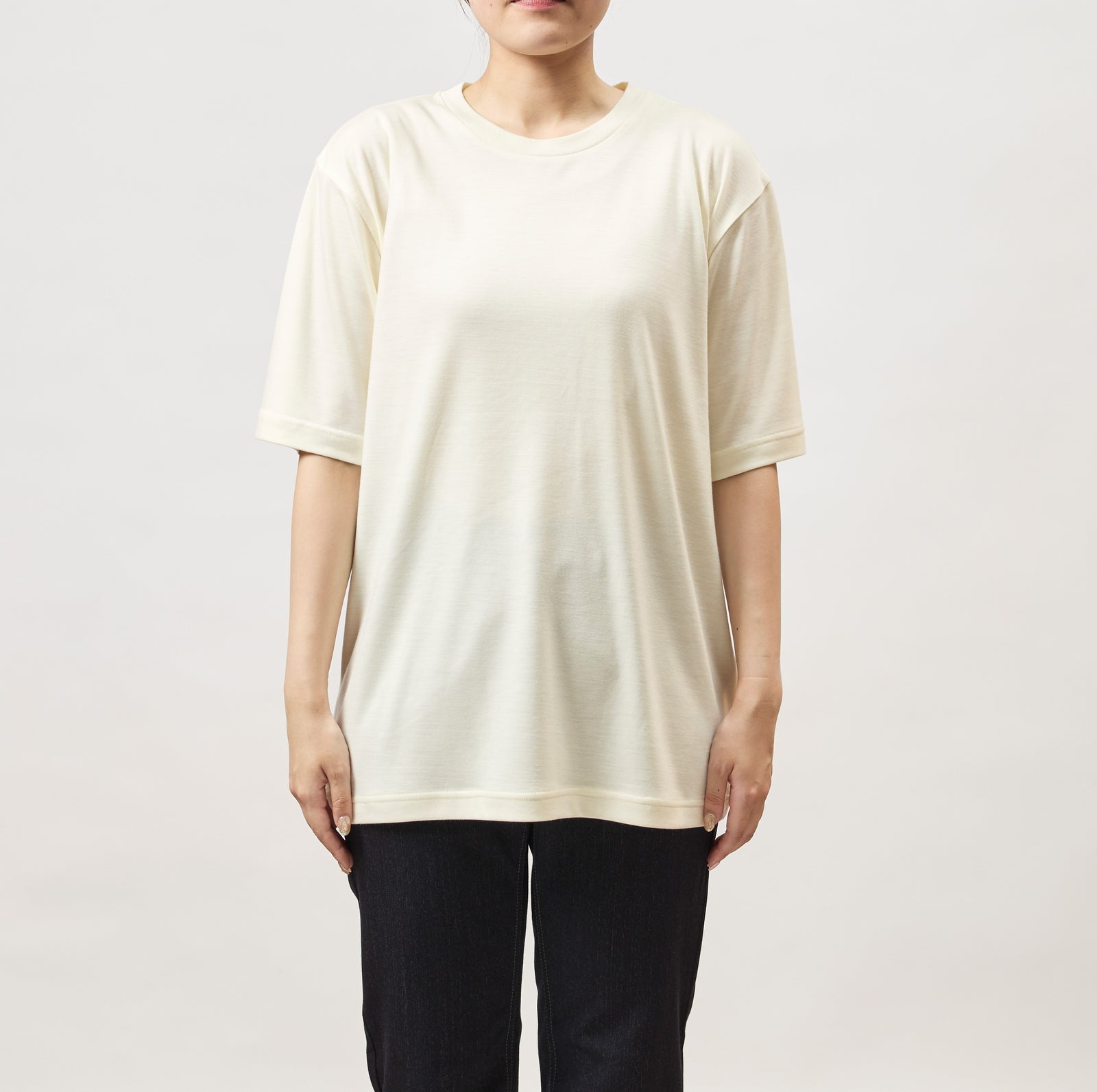 ウルトラファインメリノウール100%Tシャツ 15.5μ-Super160's – NIKKE 1896