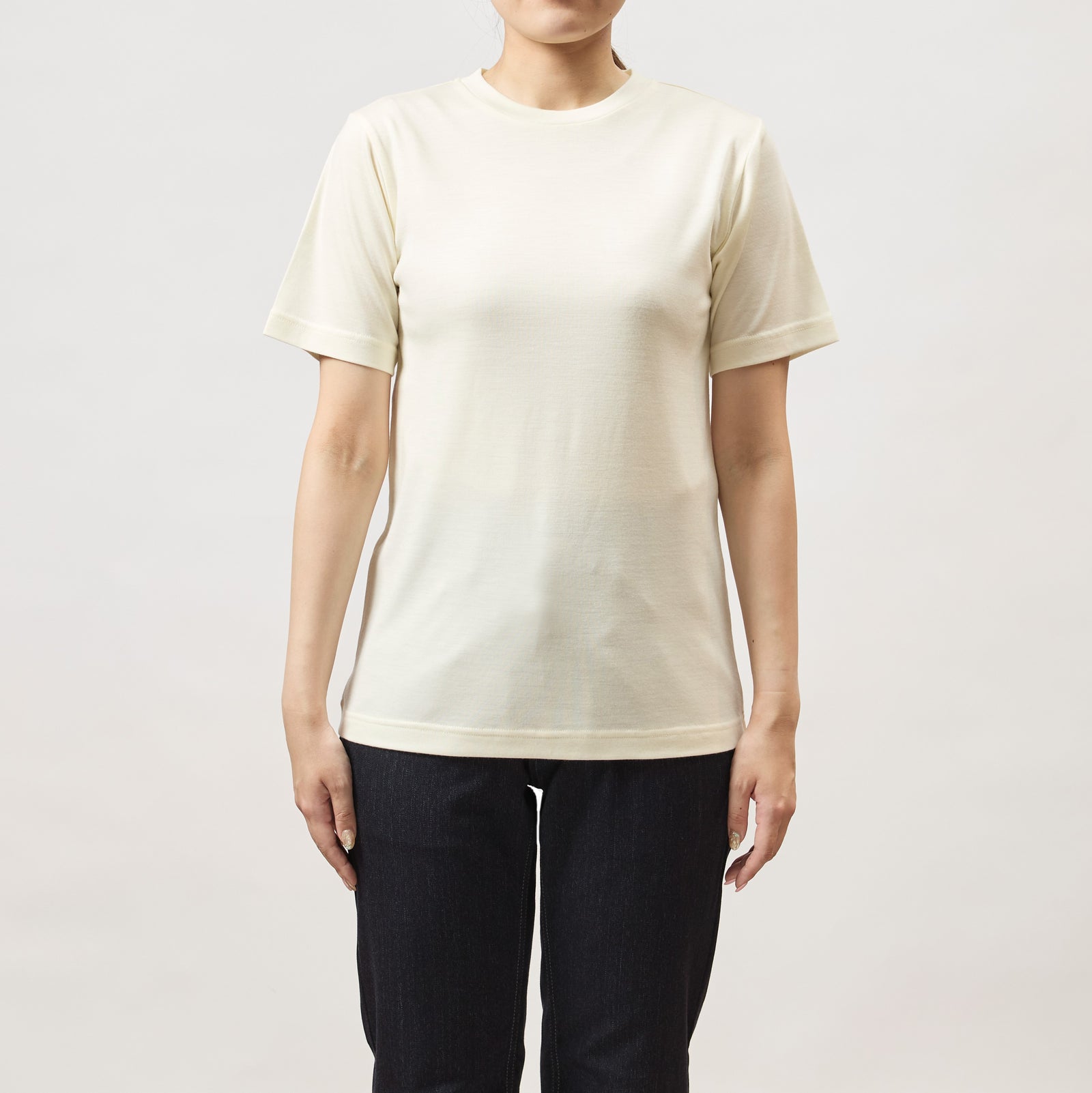 ウルトラファインメリノウール100%Tシャツ 15.5μ-Super160's – NIKKE 1896