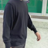 ウルトラファインメリノウール100%クルーネックセーター　15.5μ-Super160's