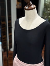 【NEW】ウルトラファインメリノ バレエネックインナー 15.5μ-Super160's